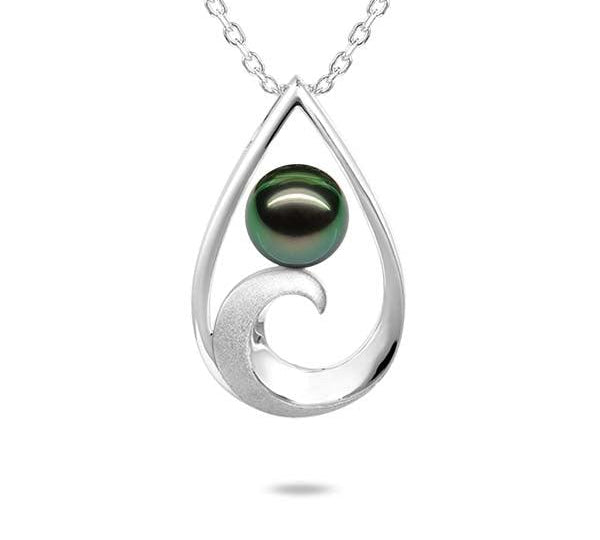 Pearl Kai Teardrop Pendant Pendant Island by Koa Nani Tahitian Pearl 