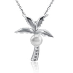 Pearl King Palm Tree Pendant Pendant Island by Koa Nani Freshwater Pearl 