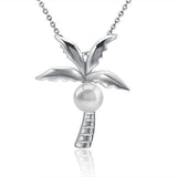 Pearl King Palm Tree Pendant Pendant Island by Koa Nani Freshwater Pearl 