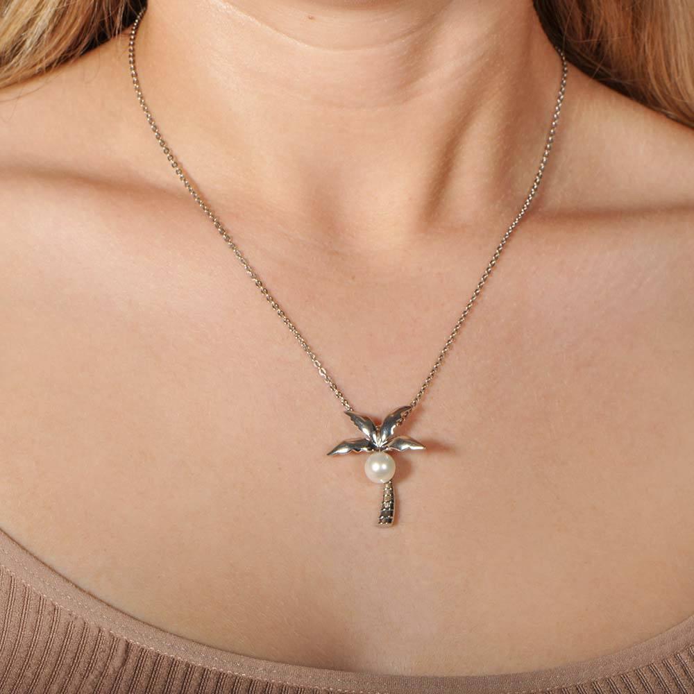 Pearl King Palm Tree Pendant Pendant Island by Koa Nani 