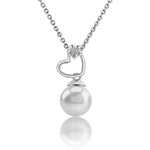 Pearl Ku’uipo Heart Pendant Pendant Island by Koa Nani Freshwater Pearl 