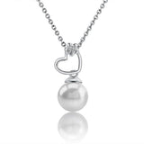 Pearl Ku’uipo Heart Pendant Pendant Island by Koa Nani Freshwater Pearl 