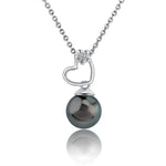 Pearl Ku’uipo Heart Pendant Pendant Island by Koa Nani Tahitian Pearl 