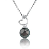 Pearl Ku’uipo Heart Pendant Pendant Island by Koa Nani Tahitian Pearl 