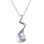 Pearl Lava Flow Pendant Pendant Island by Koa Nani Freshwater Pearl 