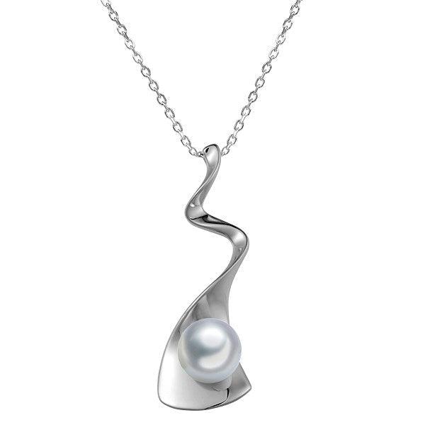 Pearl Lava Flow Pendant Pendant Island by Koa Nani Freshwater Pearl 