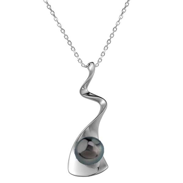 Pearl Lava Flow Pendant Pendant Island by Koa Nani Tahitian Pearl 