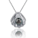 Pearl Mermaid’s Oyster Shell Pendant Pendant Island by Koa Nani Tahitian Pearl 