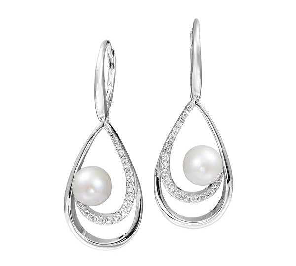 Pearl Moana Teardrop Earrings Earrings Island by Koa Nani 