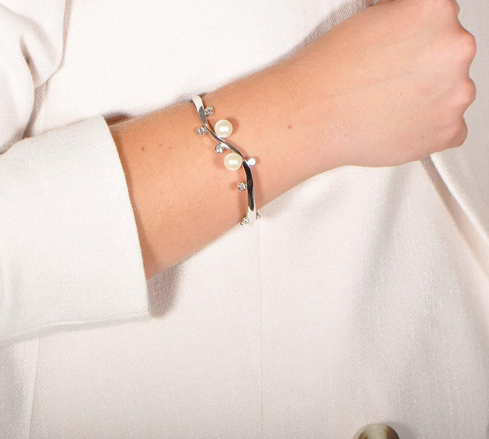 Pearl Moon Vine Bangle Bangle Island by Koa Nani 