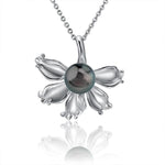 Pearl Naupaka Flower Pendant Pendant Island by Koa Nani Tahitian Pearl 