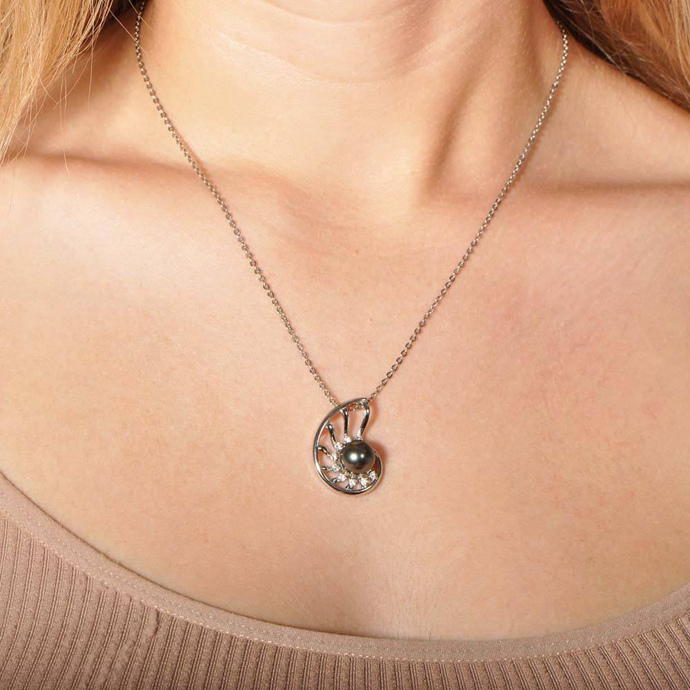Pearl Nautilus Pendant Pendant Island by Koa Nani 