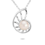 Pearl Nautilus Pendant Pendant Island by Koa Nani Freshwater Pearl 