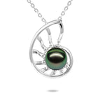 Pearl Nautilus Pendant Pendant Island by Koa Nani Tahitian Pearl 