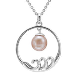 Pearl Ocean Tides Pendant Pendant Island by Koa Nani Akoya Pearl 