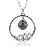 Pearl Ocean Tides Pendant Pendant Island by Koa Nani Tahitian Pearl 