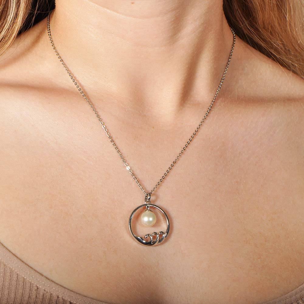 Pearl Ocean Tides Pendant Pendant Island by Koa Nani 