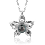 Pearl Orchid Pendant Pendant Island by Koa Nani Tahitian Pearl 