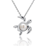 Pearl Pacific Honu Pendant Pendant Island by Koa Nani Akoya Pearl 