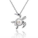 Pearl Pacific Honu Pendant Pendant Island by Koa Nani Akoya Pearl 