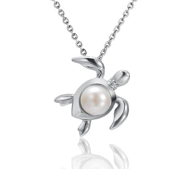 Pearl Pacific Honu Pendant Pendant Island by Koa Nani Akoya Pearl 