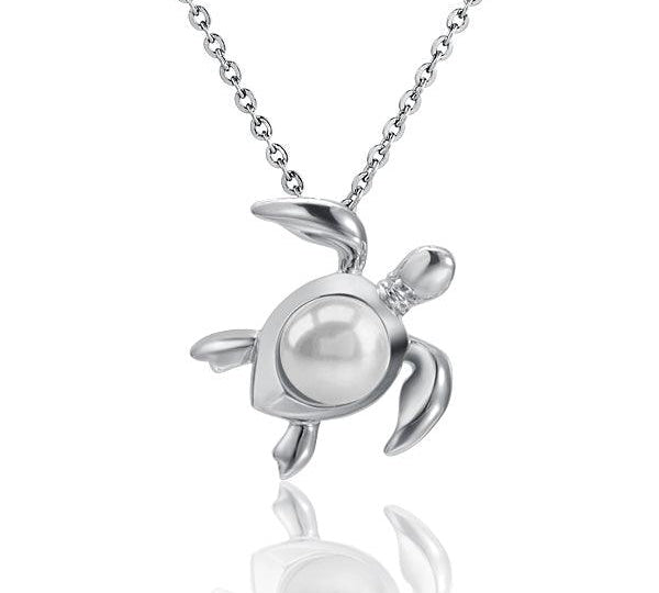 Pearl Pacific Honu Pendant Pendant Island by Koa Nani Freshwater Pearl 