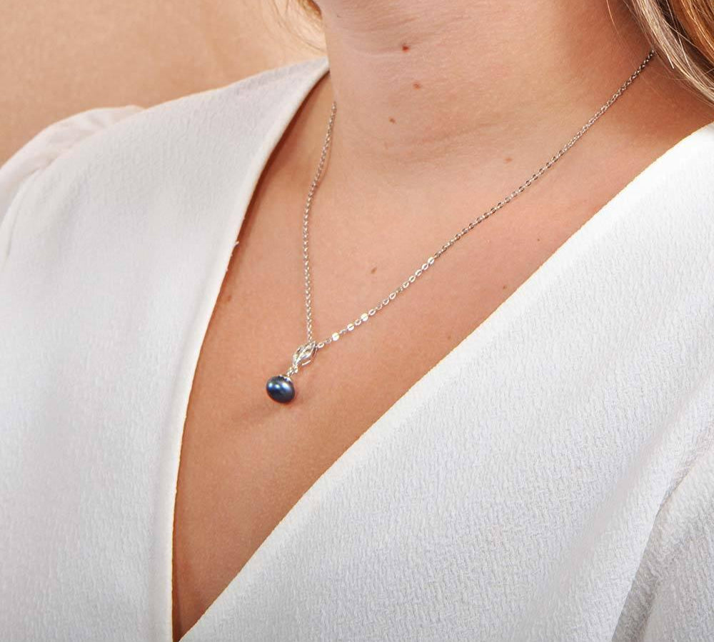 Pearl Pavé Maile Leaf Pendant Pendant Island by Koa Nani 