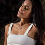 Pearl Pavé Wave Pendant Pendant Island by Koa Nani 