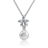 Pearl Pikake Pendant Pendant Island by Koa Nani Freshwater Pearl 
