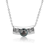 Pearl Plumeria Barrel Pendant Pendant Island by Koa Nani Tahitian Pearl 