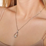 Pearl Plumeria Branch Pendant Pendant Island by Koa Nani 