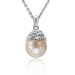 Pearl Plumeria Cluster Pendant Pendant Island by Koa Nani Akoya Pearl 