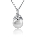 Pearl Plumeria Cluster Pendant Pendant Island by Koa Nani Freshwater Pearl 