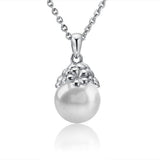 Pearl Plumeria Cluster Pendant Pendant Island by Koa Nani Freshwater Pearl 
