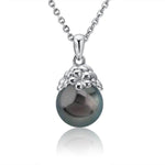 Pearl Plumeria Cluster Pendant Pendant Island by Koa Nani Tahitian Pearl 