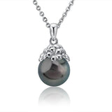Pearl Plumeria Cluster Pendant Pendant Island by Koa Nani Tahitian Pearl 