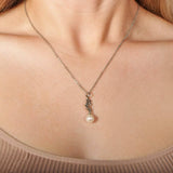 Pearl Plumeria Lei Pendant Pendant Island by Koa Nani 