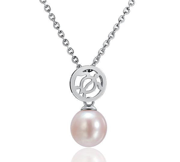 Pearl Polynesian Honu Medallion Pendant Pendant Island by Koa Nani Akoya Pearl 