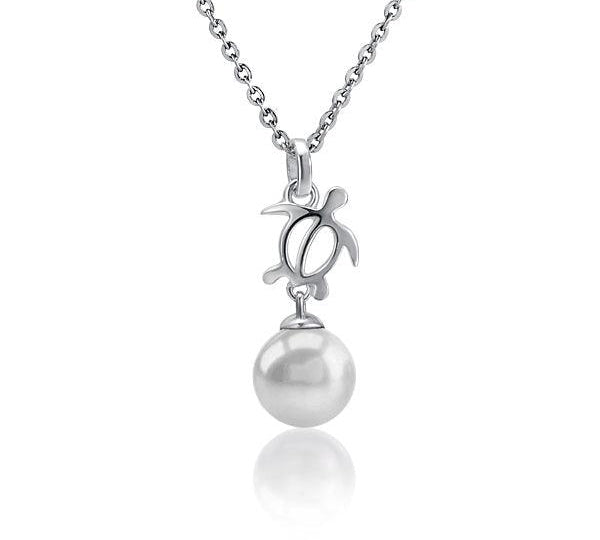 Pearl Polynesian Honu Pendant Pendant Island by Koa Nani Freshwater Pearl 
