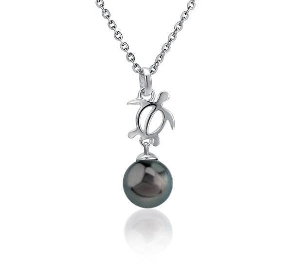 Pearl Polynesian Honu Pendant Pendant Island by Koa Nani Tahitian Pearl 