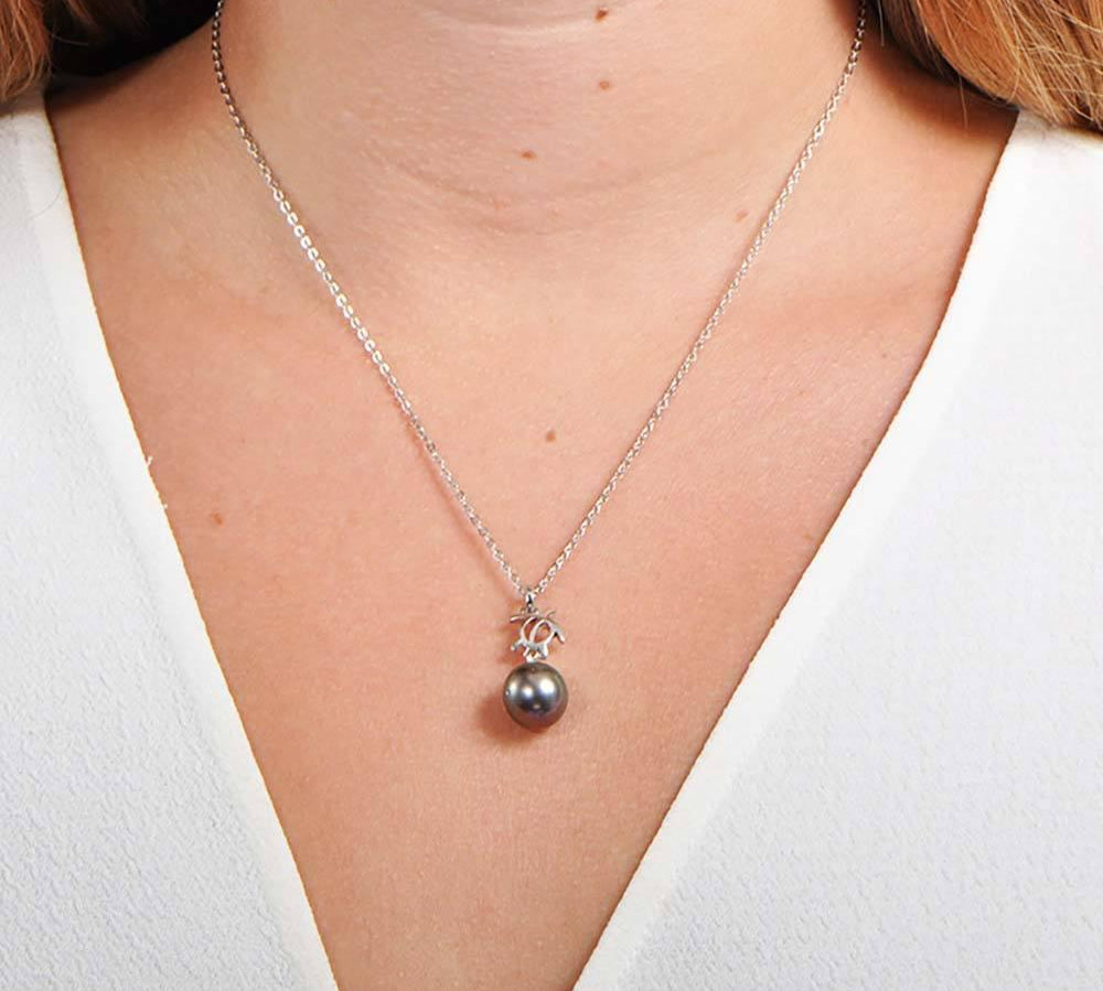 Pearl Polynesian Honu Pendant Pendant Island by Koa Nani 