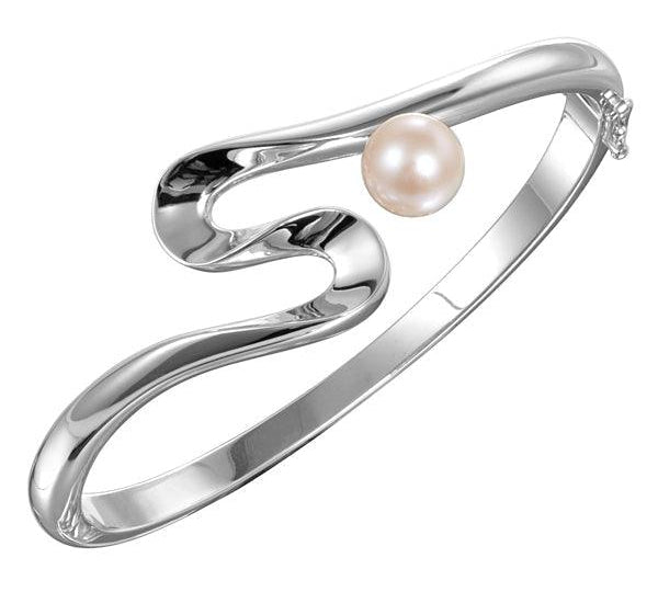 Pearl Ribbon Bangle Bangle Island by Koa Nani 