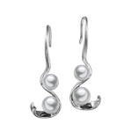 Pearl Ribbon Earrings Earrings Island by Koa Nani 