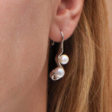 Pearl Ribbon Earrings Earrings Island by Koa Nani 