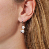 Pearl Ribbon Earrings Earrings Island by Koa Nani 