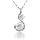 Pearl Ribbon Pendant Pendant Island by Koa Nani Freshwater Pearl 