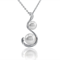 Pearl Ribbon Pendant Pendant Island by Koa Nani Freshwater Pearl 