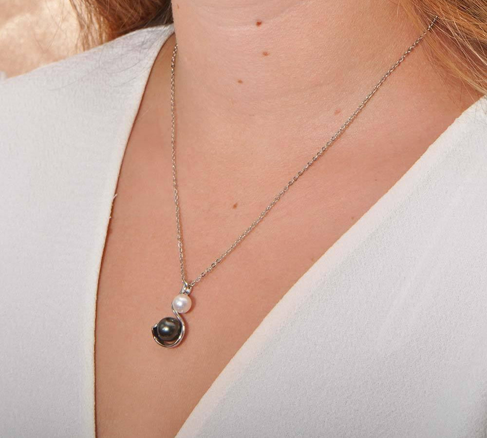 Pearl Ribbon Pendant Pendant Island by Koa Nani 