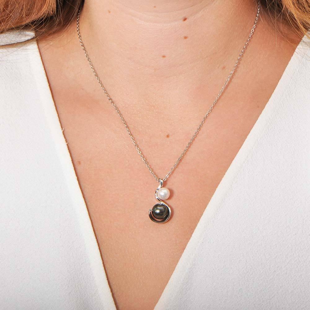 Pearl Ribbon Pendant Pendant Island by Koa Nani 