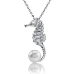 Pearl Seahorse’s Treasure Pendant Pendant Island by Koa Nani Freshwater Pearl 